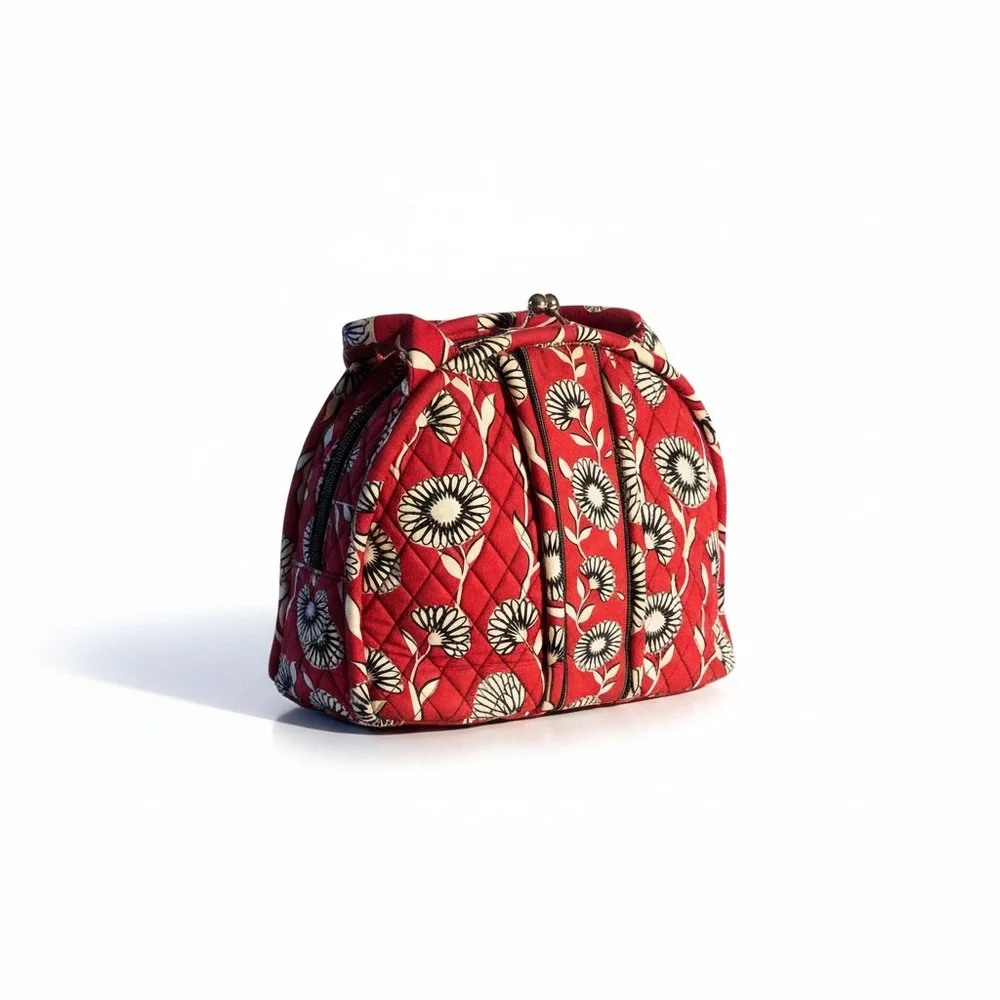 Vera Bradley Red and White Daisy Purse